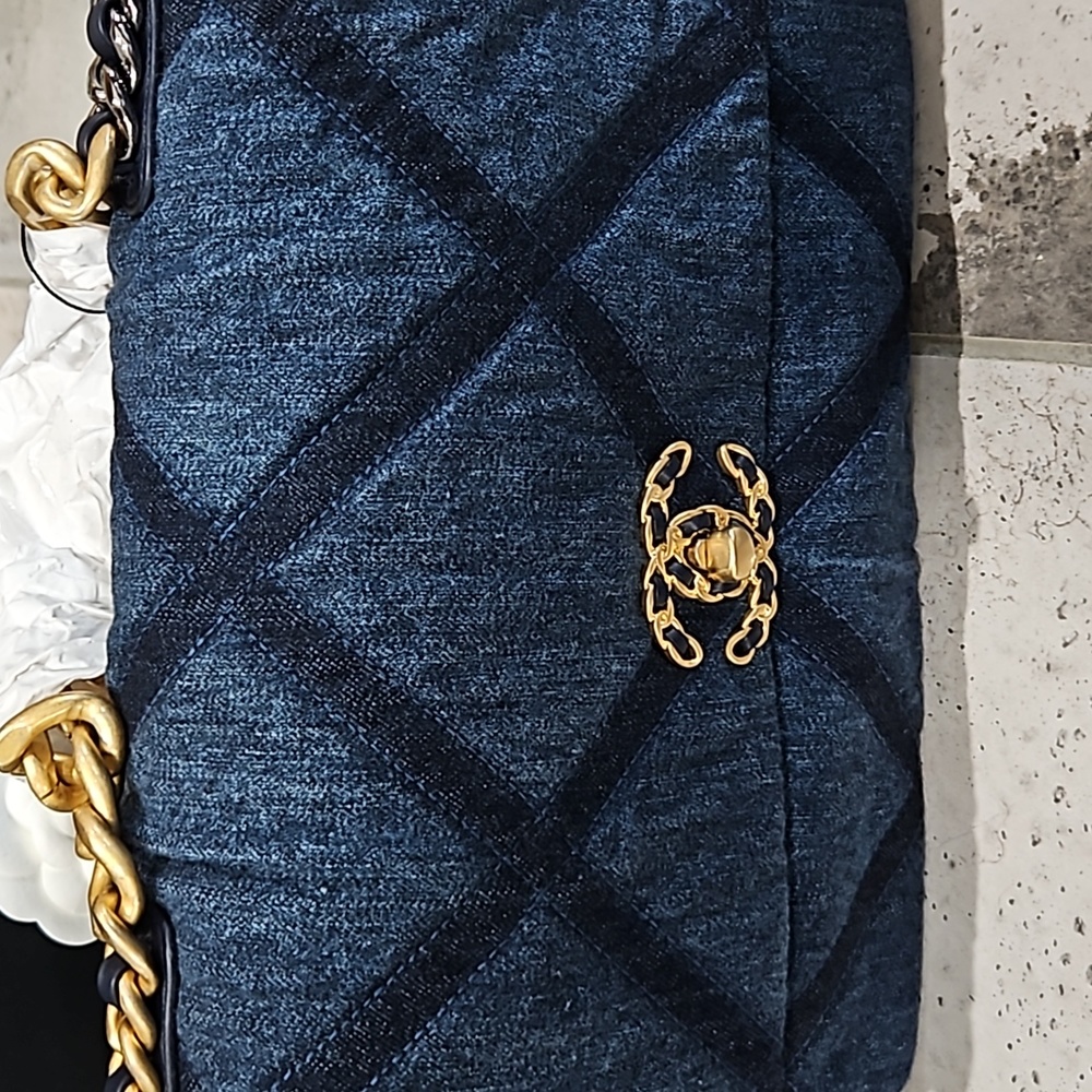 BNIB Chanel Denim 19 Flap - Picture 2 of 14